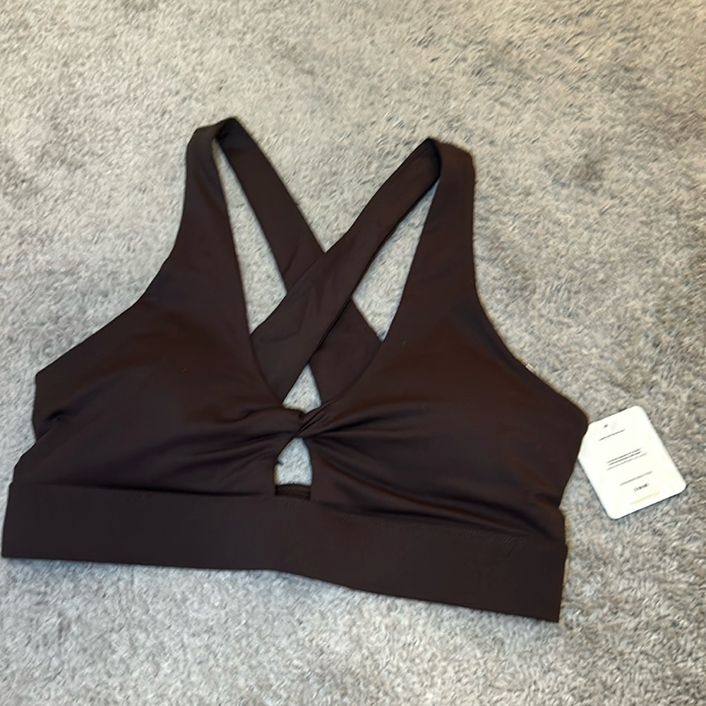 Fabletics Brown Sports Bra
